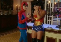 Супер женщина отсосала по-пьяни супергерою в костюме человека паука